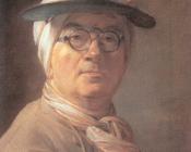 让 巴蒂斯特 西梅翁 夏尔丹 : Self-Portrait with an Eye-Shade